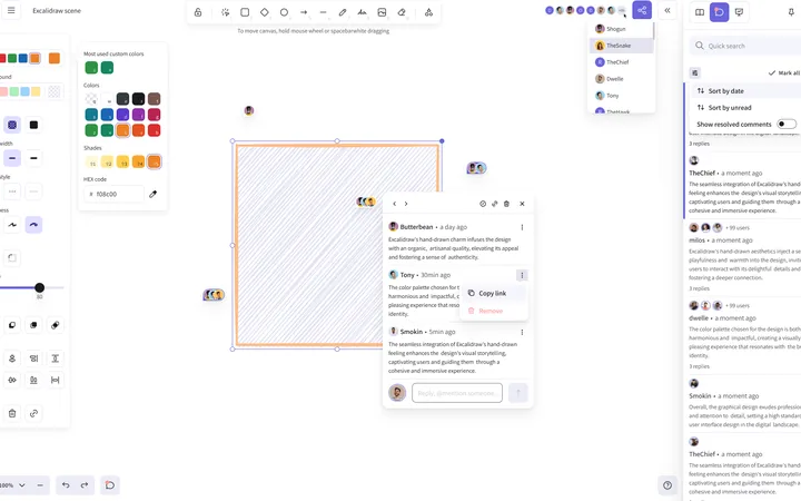 Excalidraw running